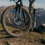 Una gomma di una mountainbike