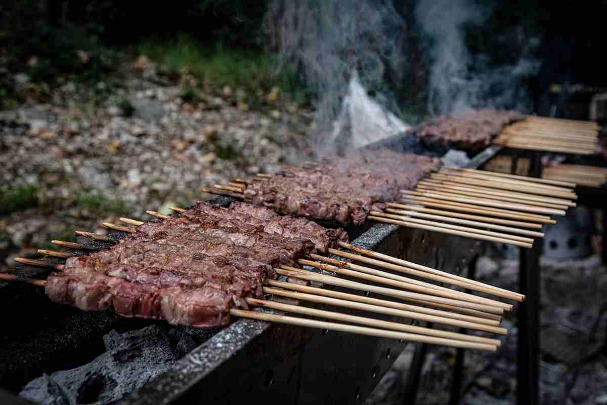 Arrosticini in Abruzzo